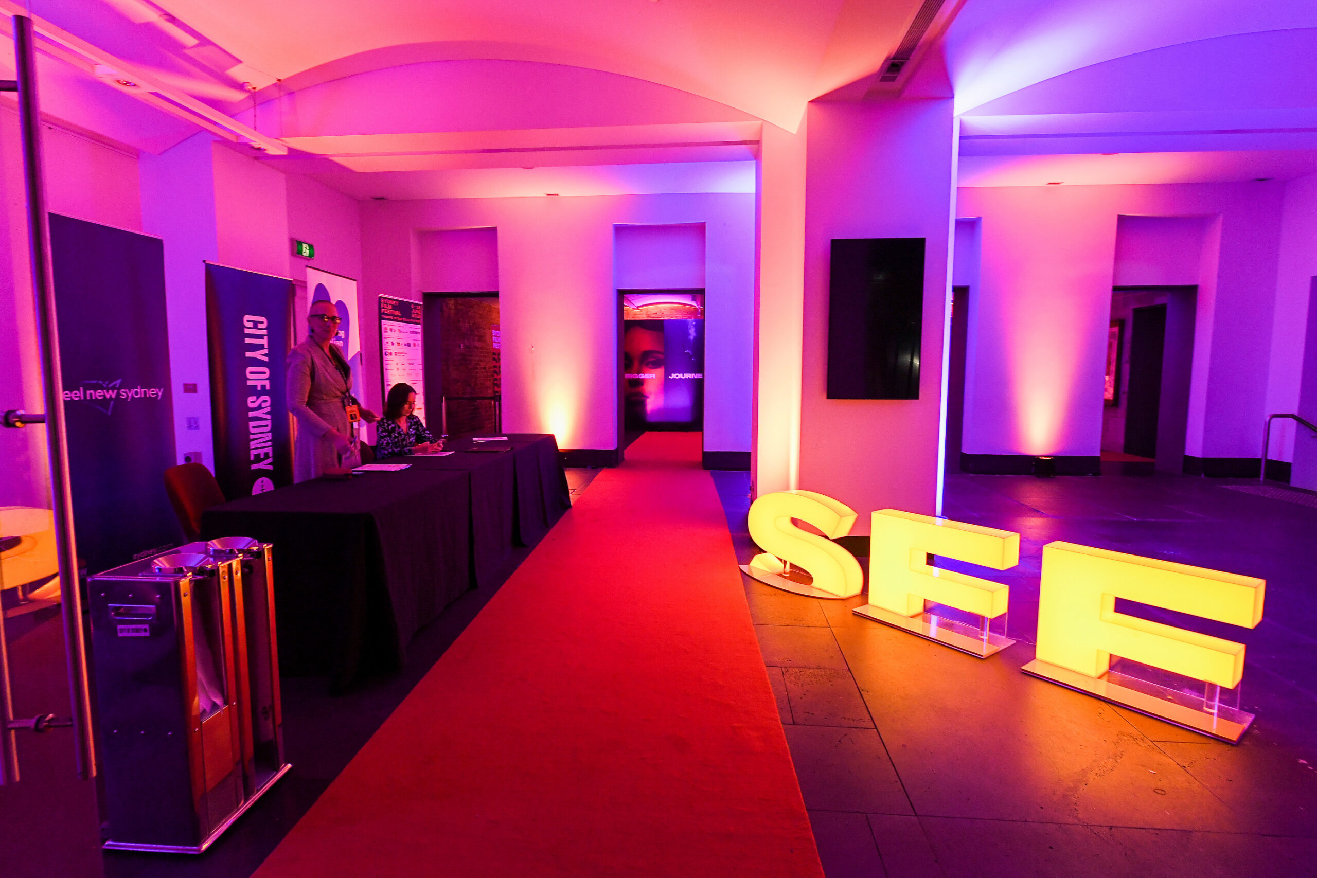<p>Sydney Film Festival 2025 – Opening Night VIP Pre Reception Party at The Hub, Lower Town Hall, Sydney – Wednesday 4th June, 2025<br />
Photographer: Belinda Rolland © 2025</p>
